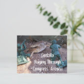 Godzilla door het Congres Briefkaart (Staand voorkant)