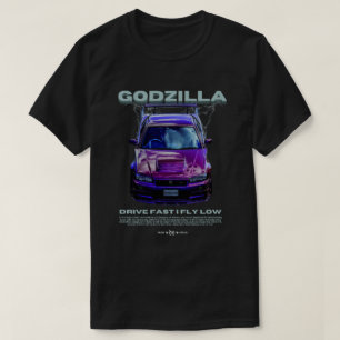 GODZILLA R 34   T-shirt noir