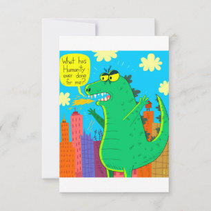 Godzilla vraagt het leven kaart
