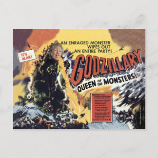 Godzillary - Koningin van de Monsters Briefkaart
