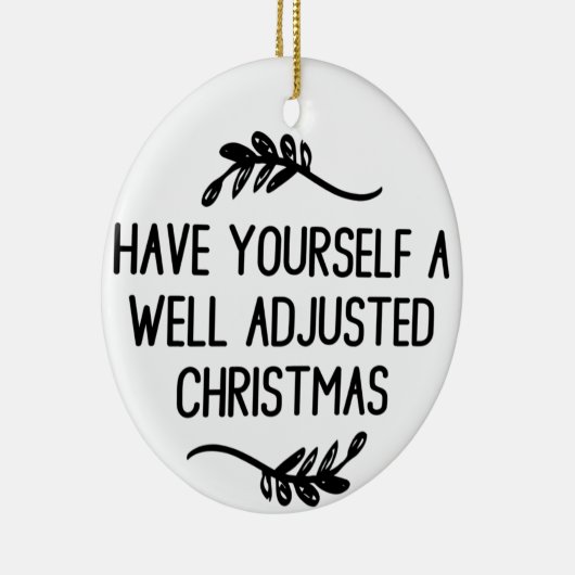 Goed aangepast kerstfeest, Ornament uit de chiropr (Rechts)