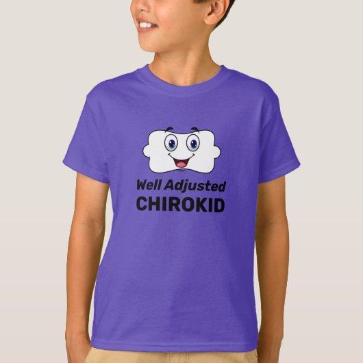Goed aangepaste ChiroKid Chiropractic T-Shirt (Voorkant)