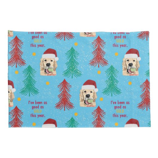 Goed als goud dit jaar kerst Kussensloop set (Achterkant-Rechts)