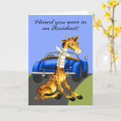 Goed, auto-ongeluk kaart (Gele Bloem)