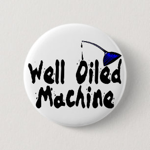 Goed bevuilde machine ronde button 5,7 cm