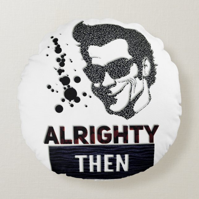 Goed dan rond kussen (Voorkant)