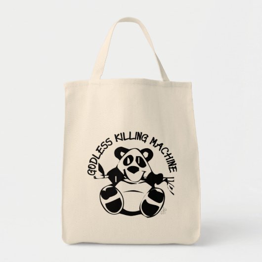 GOED DODEN MACHINE PANDA TOTE BAG (Voorkant)