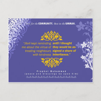 Goed doen voor burenkaart briefkaart