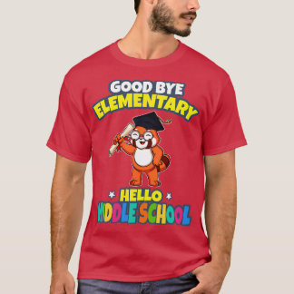 Goed, elementair Hallo middelbare school Afstudere T-shirt