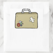 Goed gebruikte koffer Stickers (Tas)