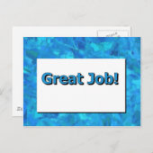 Goed gedaan! briefkaart (Voorkant / Achterkant)