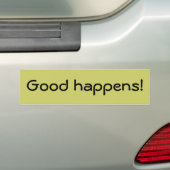 Goed gedaan! Bumpersticker (Op auto)