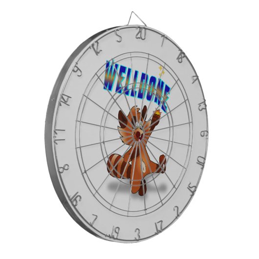 Goed gedaan dartbord (Voorkant Links)