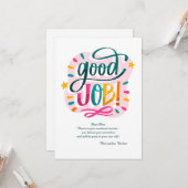 Goed gedaan kaart (Voorkant / Achterkant in situ)