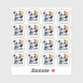 🐼 "Goed gedaan" Panda Sticker (Vel)