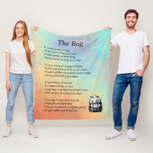 Goed gedicht fleece deken