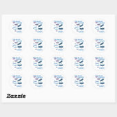 Goed gedragen libellen ronde sticker (Vel)