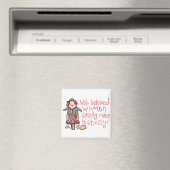 Goed gedragen vrouwen magneet (Insitu (Vaatwasser))