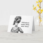 Goed gedragen vrouwen maken zelden geschiedenis kaart (Gele Bloem)