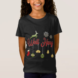 Goed gehangen Grappige Kerst Innuendo Xmas Stockin T-shirt
