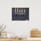 Goed geklede kunst poster (Keuken)