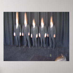 Goed geklede kunst poster