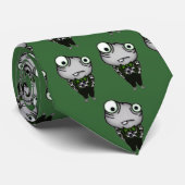 Goed gekleed monster stropdas (Opgerold)