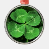 Goed gelachen: Lucky Four Leaf Clover Ornament (Voorkant)