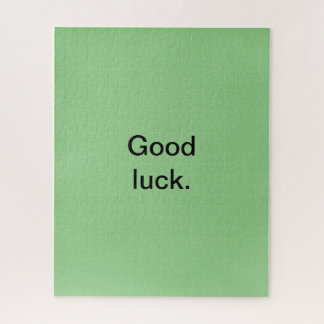 Goed gelachen of je woorden Puzzle Green Black Legpuzzel
