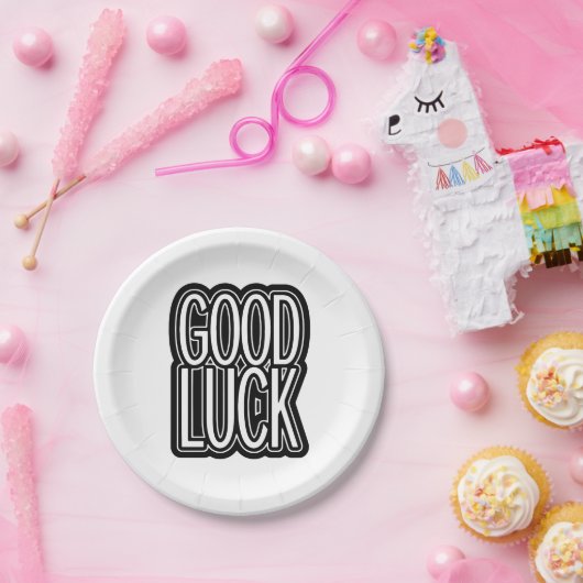 Goed geleend papieren bordje (Feest)