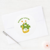 Goed geleend ronde sticker (Envelop)