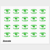 Goed geleend ronde sticker (Vel)