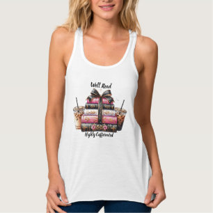 Goed gelezen, hoog cafeïnegehalte tanktop
