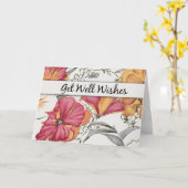 Goed gespleten bloemen kaart (Gele Bloem)