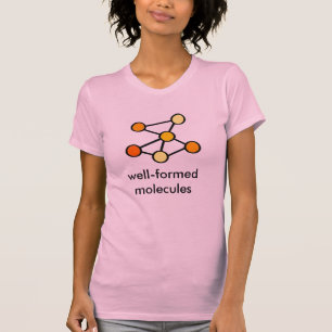 goed gevormde moleculen t-shirt