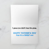 Goed geweer! Vaderdag Kaart (Binnen)