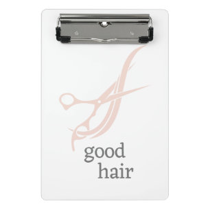 Goed Haar Eenvoudige Logo Hair Stylist Colourist Mini Klembord