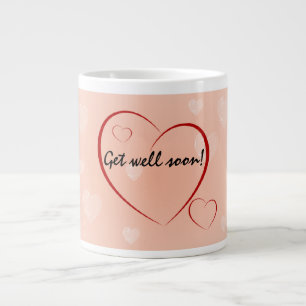 Goed hart grote koffiekop