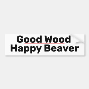 Goed hout bumpersticker