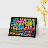 Goed in Spaans Recuperate Pronto met bladeren Kaart (Gele Bloem)