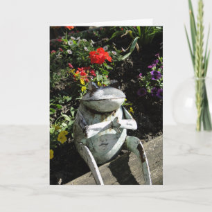 Goed, kikker bidden kaart