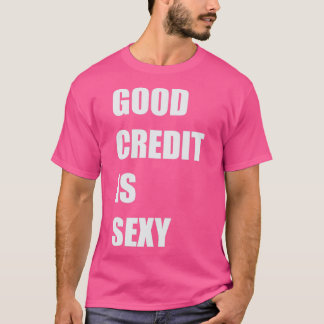 Goed krediet is sexy t-shirt