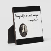 Goed leven is de beste wraak - George Herbert Fotoplaat (Voorkant)