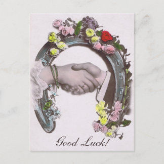 Goed Luck Hoefijzer Briefkaart