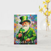 Goed Luck. Kaart (Gele Bloem)