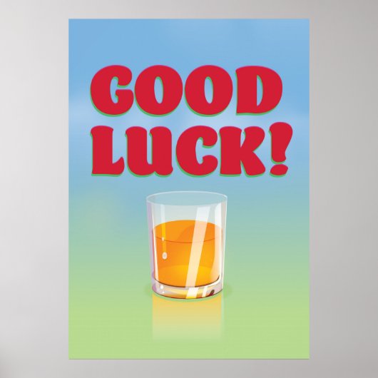 Goed Luck. Poster (Voorkant)
