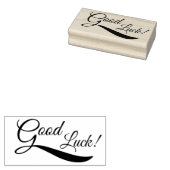 Goed Luck. Rubberstempel (Gestempeld)