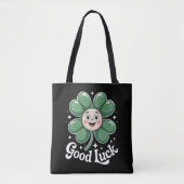 Goed Luck Vier Leaf Clover Draagtas (Voorkant)