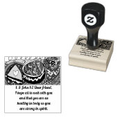 Goed lunchen 	rubberstempel (Gestempeld)