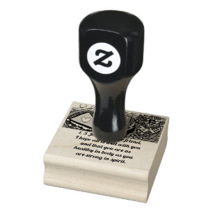 Goed lunchen rubberstempel
